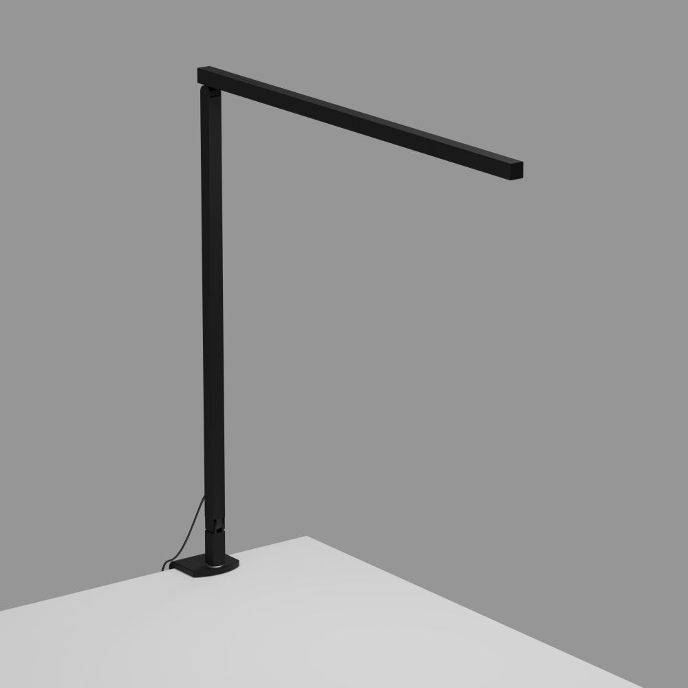 Koncept Lighting ZBD1000-D-MTB-2CL Z-Bar Solo LED Desk Lamp Gen 4 with desk clamp (Daylight; Matte Black)